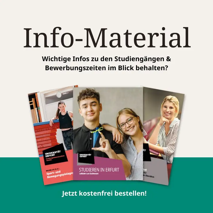 Info-Material zum Studium anfordern