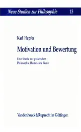 Cover "Motivation und Bewertung" von Karl Hepfer