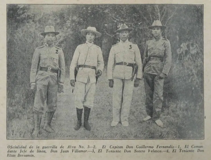 Officers of the Third Abra Guerilla Unit