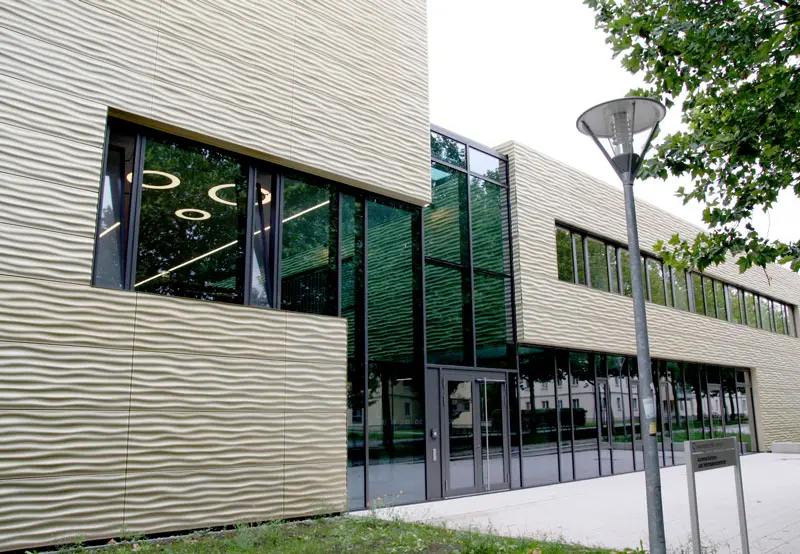 Außenansicht des Kommunikations- und Informationszentrum (KIZ) Erfurt