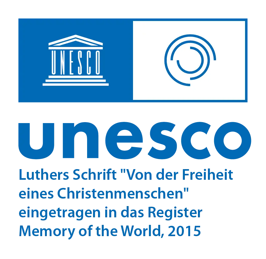 [Translate to English:] Logo Weltdokumentenerbe Luther