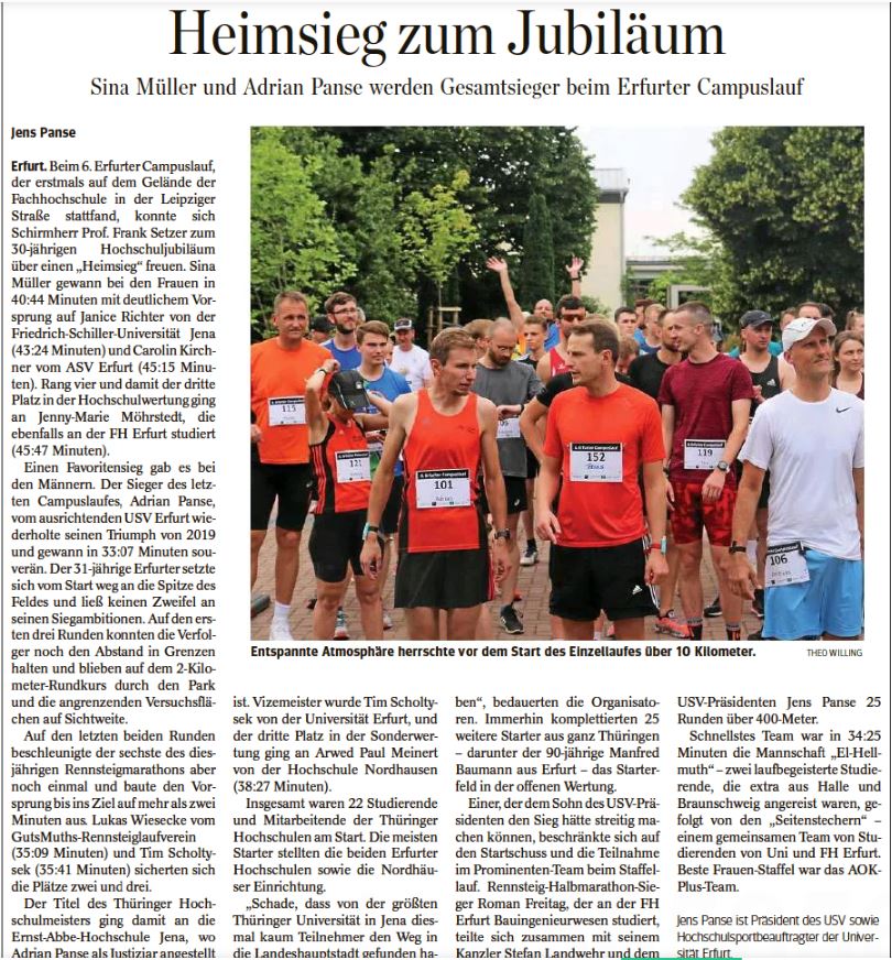 Screenshot Thüringer Allgemeine