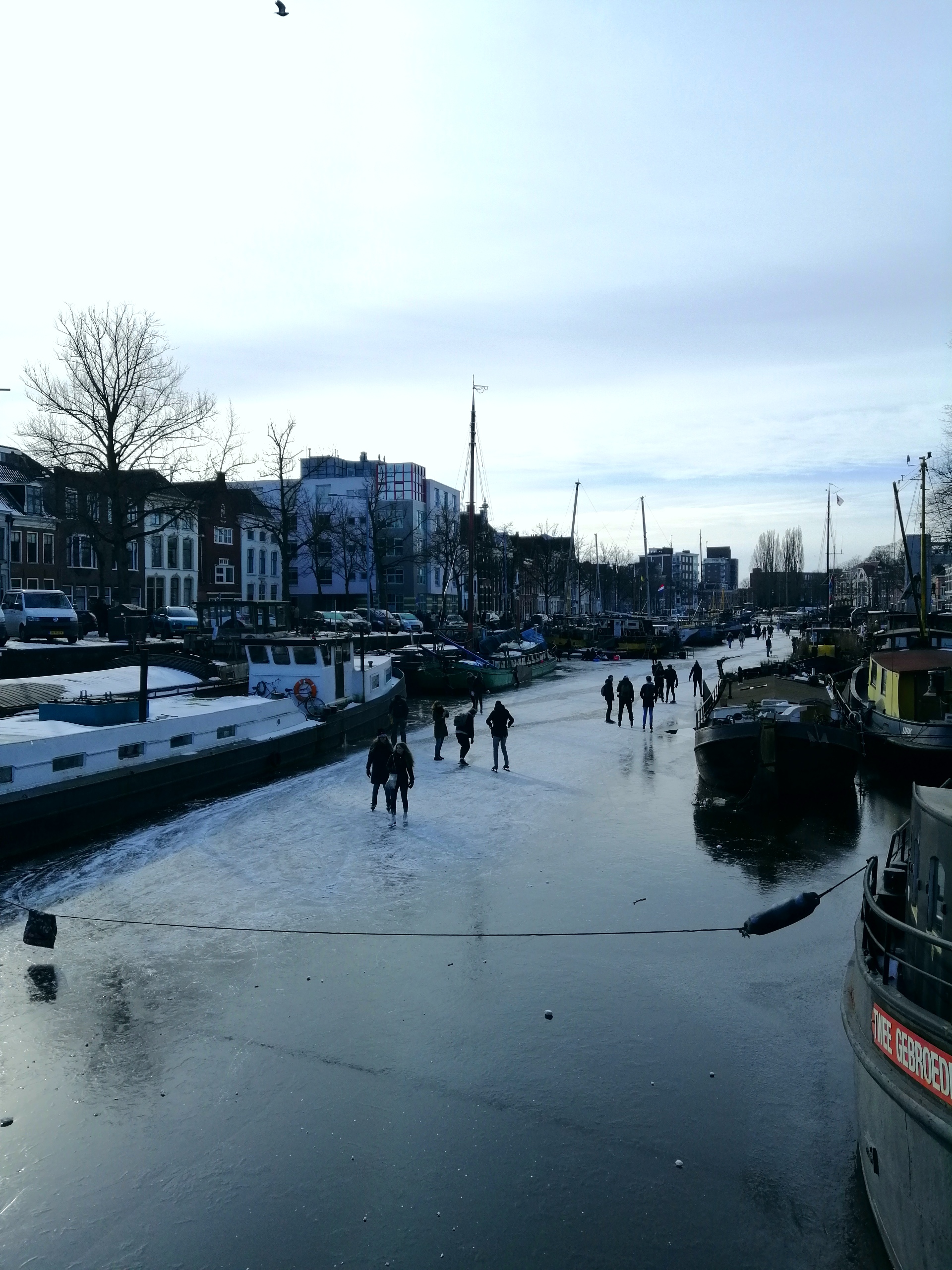 Innenstadt Groningen im Winter