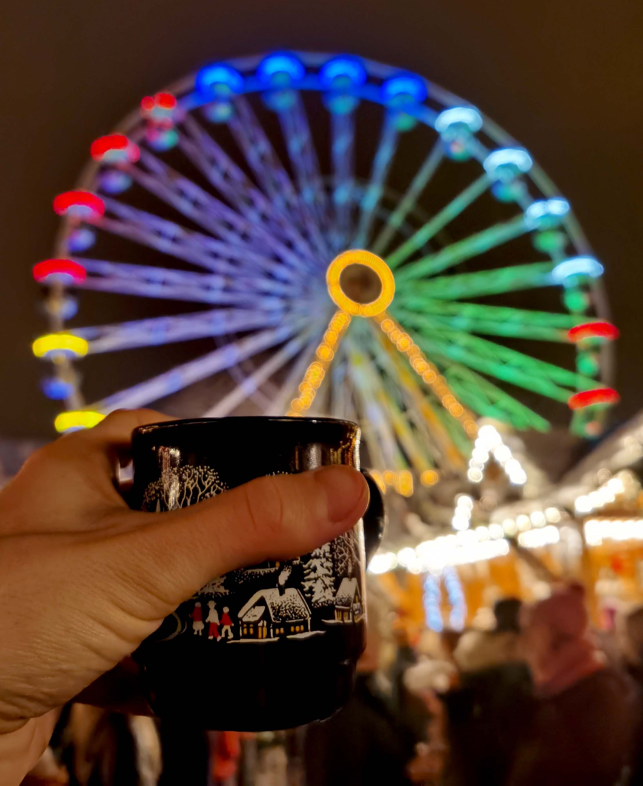 mulled wine at the Christmas market
