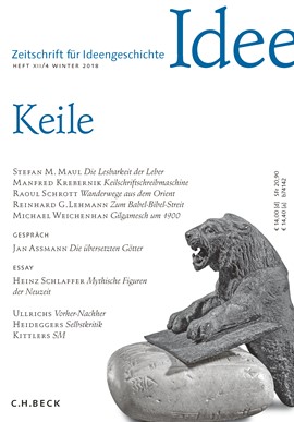 Cover: Keile, Zeitschrift für Ideengeschichte, Heft XII/4 Winter 2018