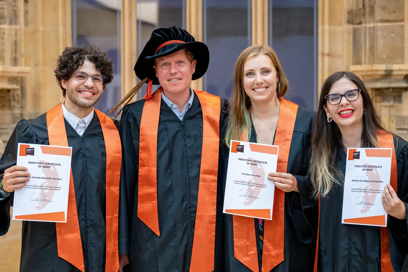 Jesus Antonio Renzullo Narvaez, Caroline von Stein, Adriana del Milagro Pineda Rios