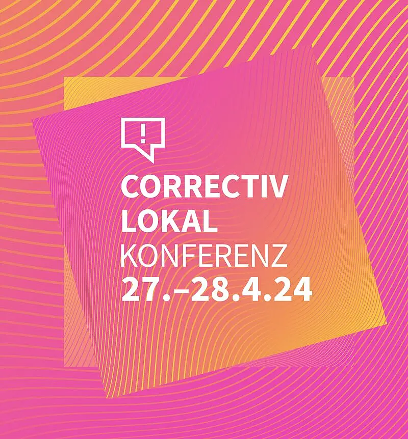 Logo CORRECTIV.Lokal Konferenz 2024