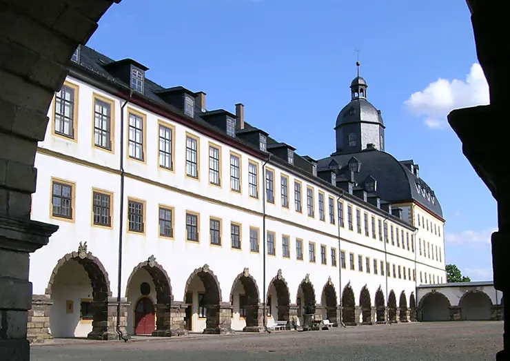 East wing and east tower of Friedenstein Gotha Palace