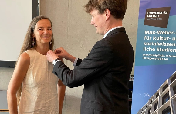 Susanne Rau bei dre Ordensverleihung