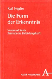 Cover "Die Form der Erkenntnis" von Karl Hepfer