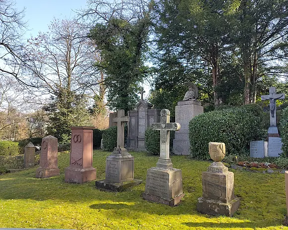 Image of a cemetery from 1848