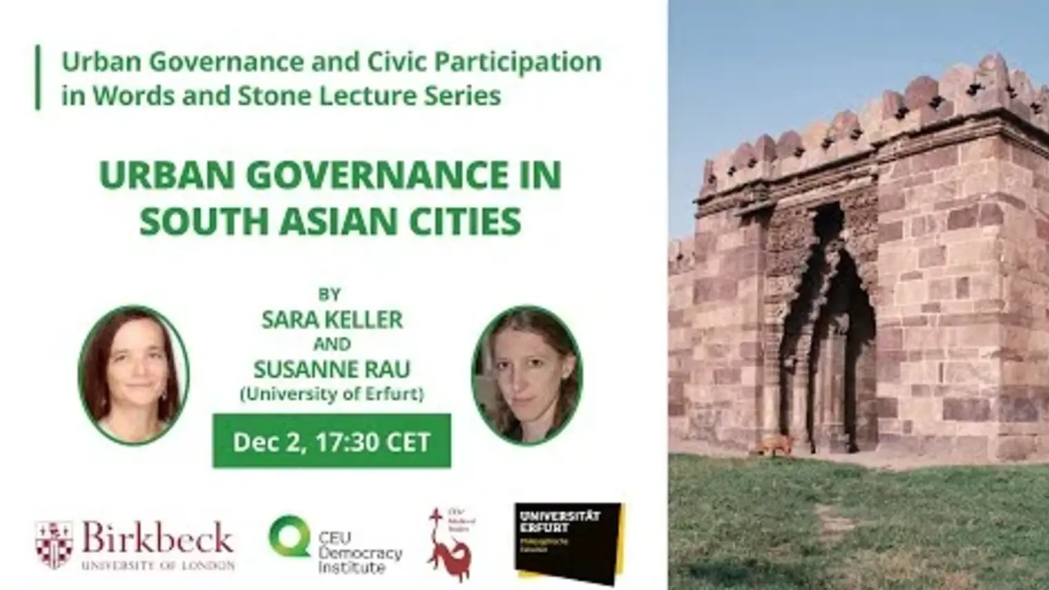 Title page of presentation 