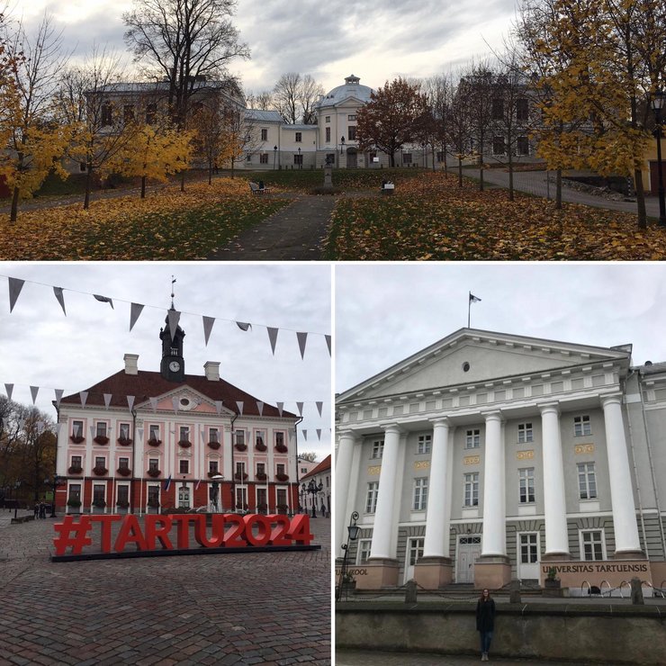 Landmarks in Tartu, Estonia