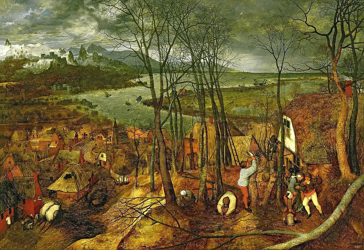 "Der düstere Tag", Pieter Bruegel der Ältere, 1565