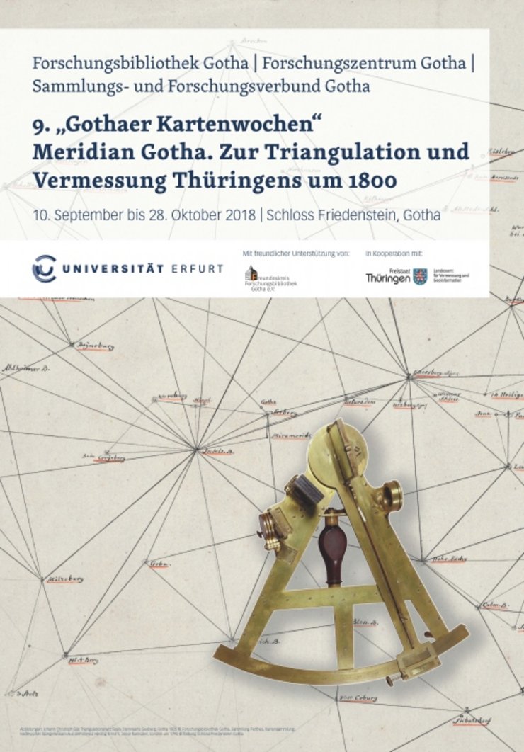 Plakat 9. Gothaer Kartenwoche 