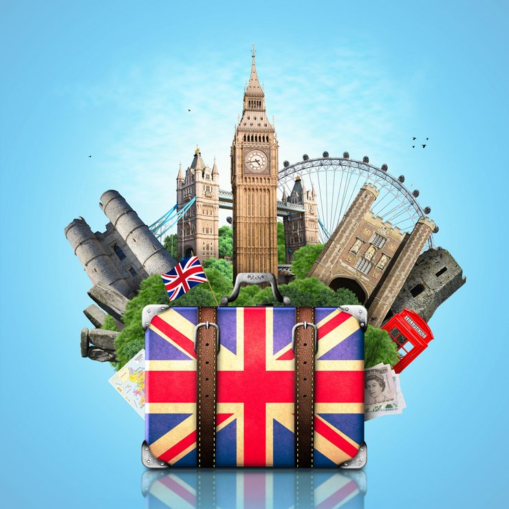 Gestaltungselement Auslandsaufenthalt in Großbritannien