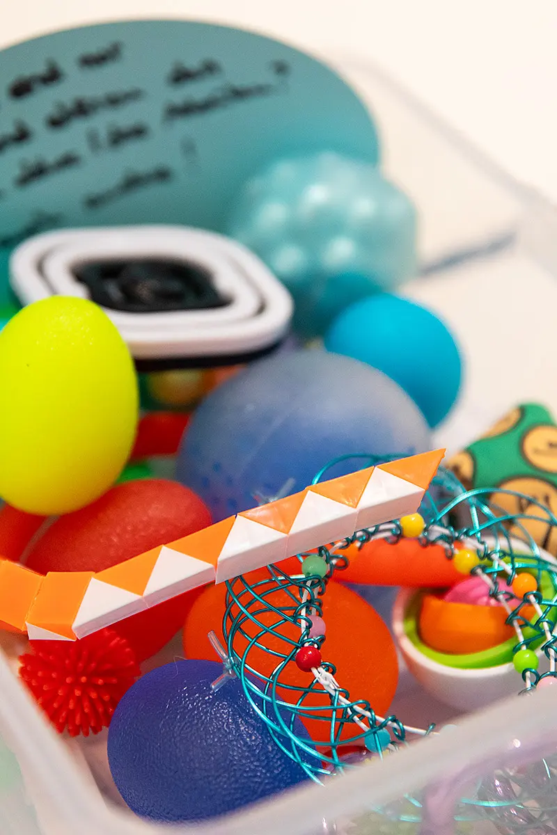 Bunte Fingerspielzeuge