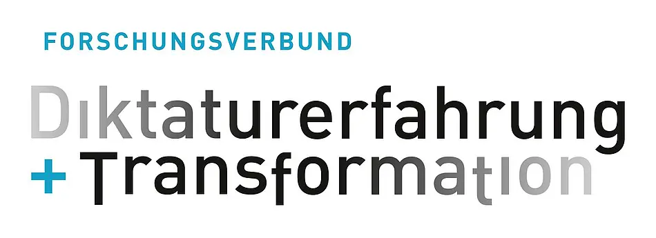 Logo des Forschungsverbunds "Diktaturerfahrung und Transformation"