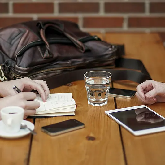 Arbeiten im Café
