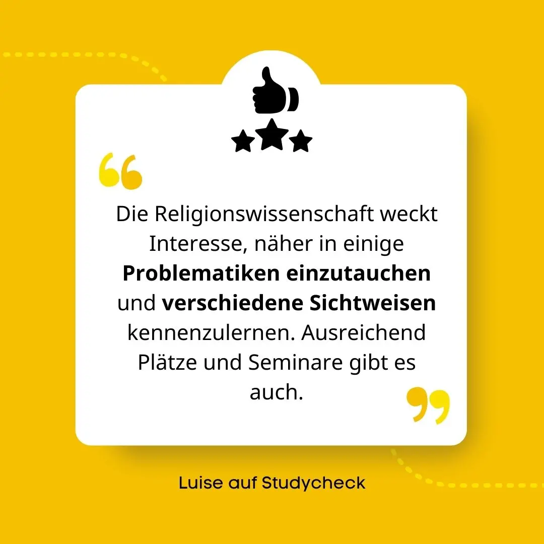 Bewertung Religionswissenschaft Studium Uni Erfurt