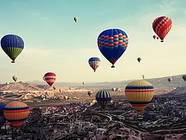 Heißluftballons Cappadocia