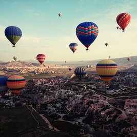 Heißluftballons Cappadocia