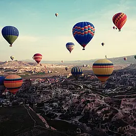 Heißluftballons Cappadocia
