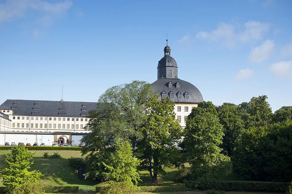 Außenansicht der Forschungsbibliothek Gotha der Universität Erfurt