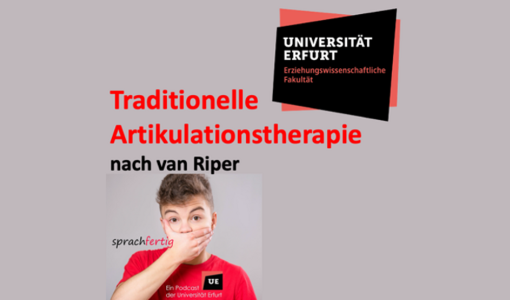 Traditionelle Artikulationstherapie nach van Riper