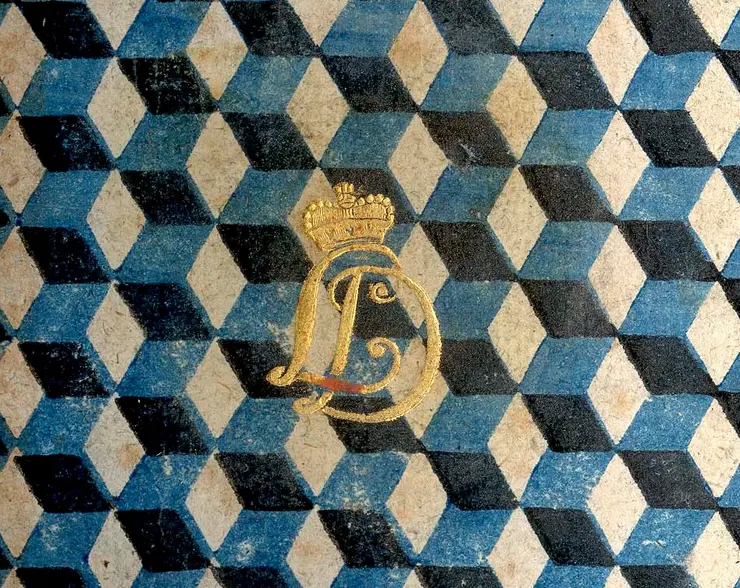 Initiale Herzogin Luise Dorothea von Sachsen-Gotha-Altenburg