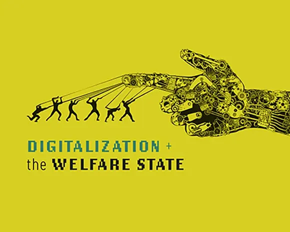 Book cover "Digitalization and the Welfare State"