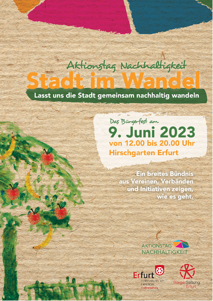 Plakat Bürgerfest 2023