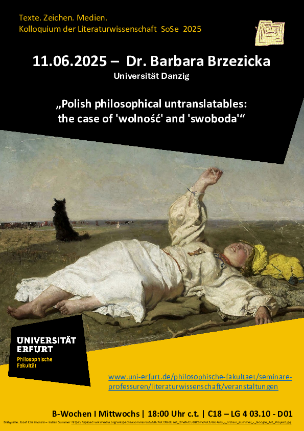 Plakat TZM Brzezicka SoSe 25