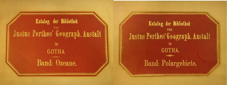 Bibliothekskatalog der Justus Perthes' Geographische Anstalt (Foto: © Forschungsbibliothek Gotha, Sammlung Perthes)