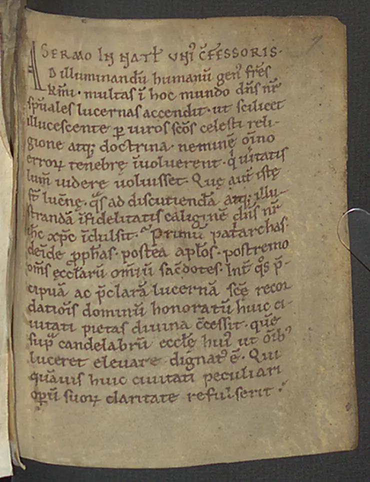 F. 1r der Handschrift CA. 12° 11