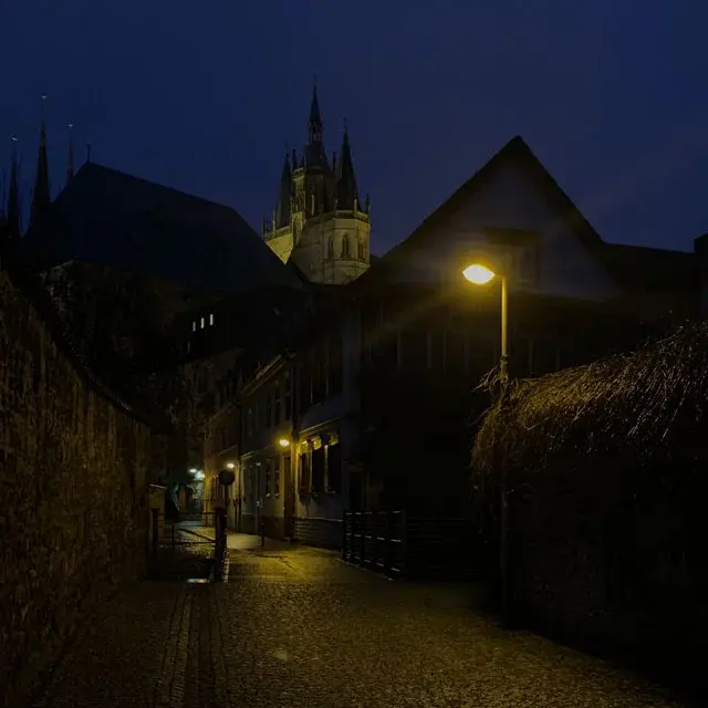 Erfurt at night