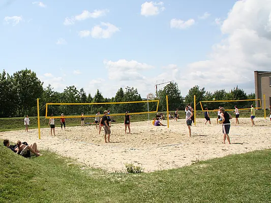 Besuchtes Volleyballfeld