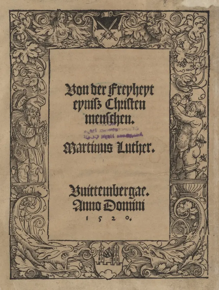 Martin Luther's freedom pamphlet