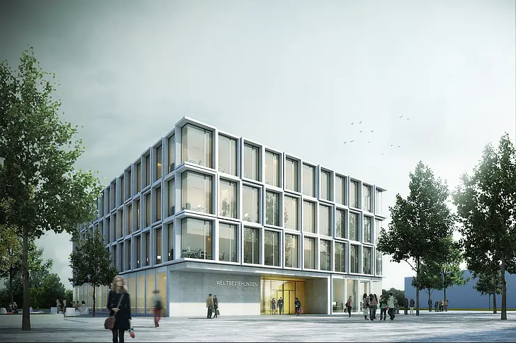 Forschungsbau Weltbeziehungen Entwurf 
