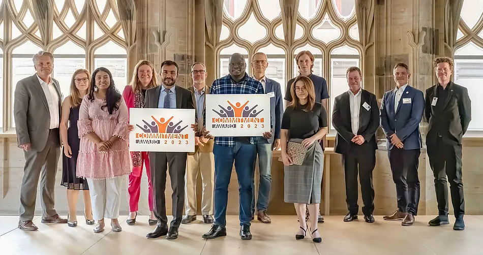 Gruppenfoto Commitment Award 2023