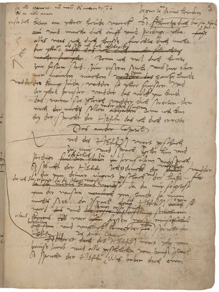 Luther's translation of Jeremiah (manuscript)