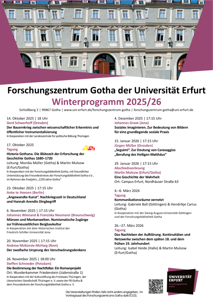 Programme Overview Winter 25/26