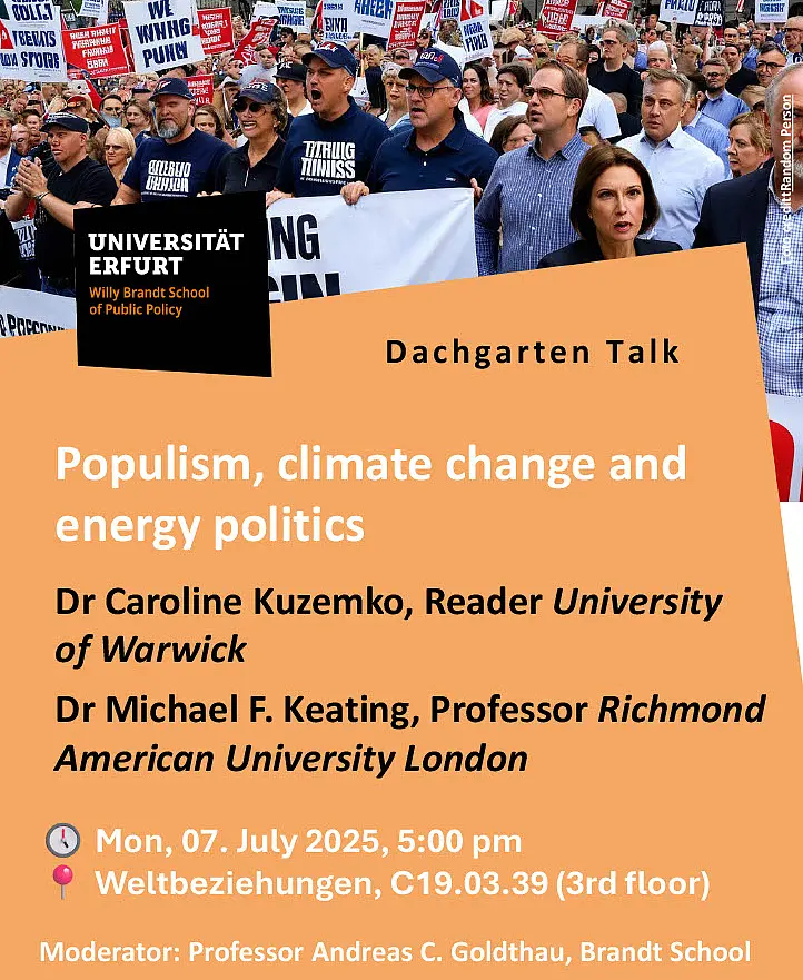 Poster "Dachgarten Talk"