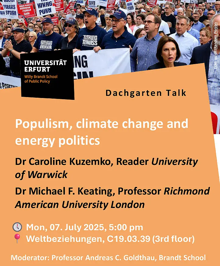 Poster "Dachgarten Talk"