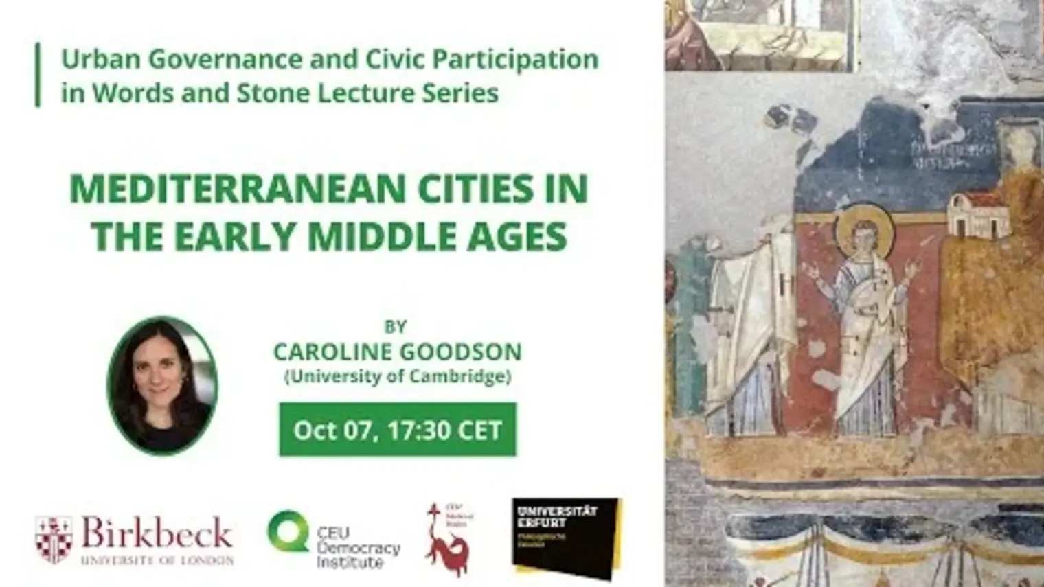 Title page of presentation 