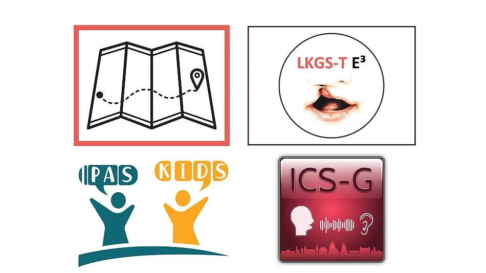 Logos der vier Präregistrierungen