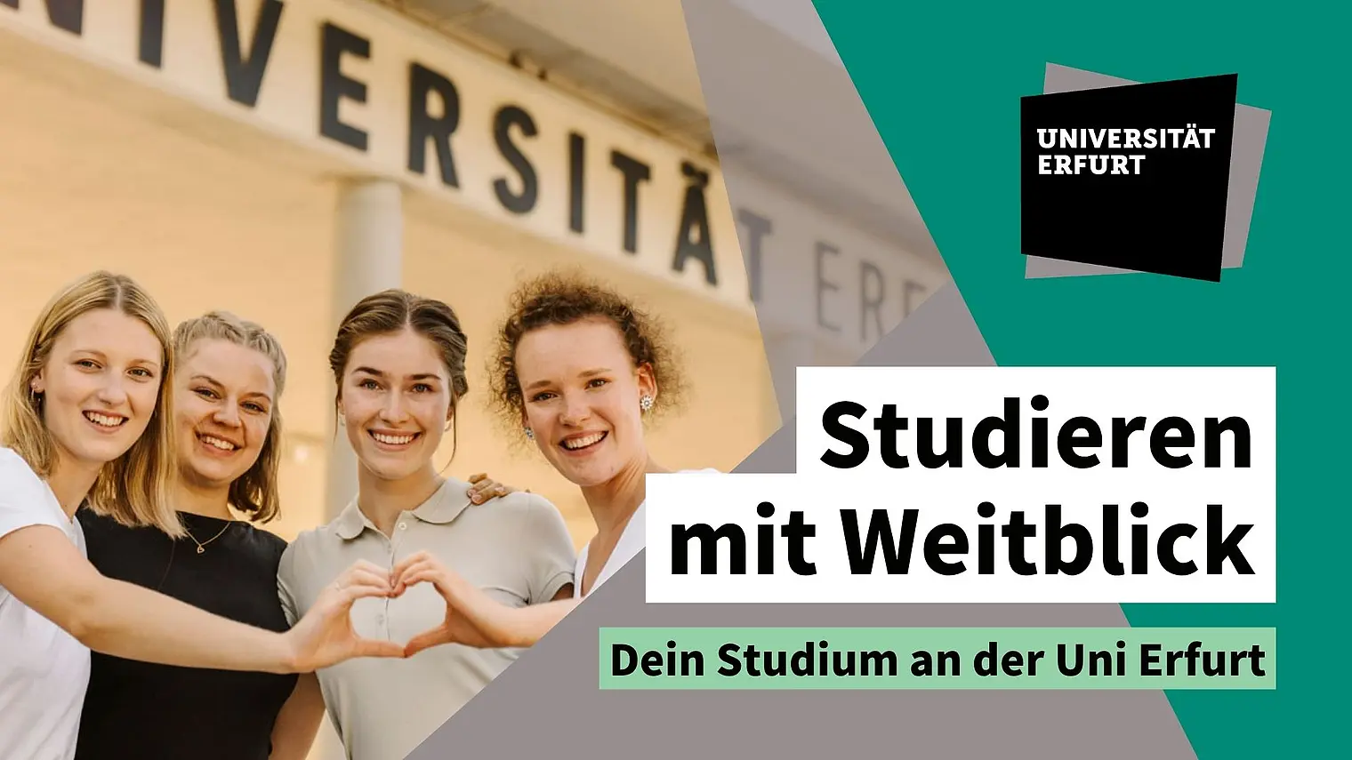 Videobild Studieren an der Uni Erfurt