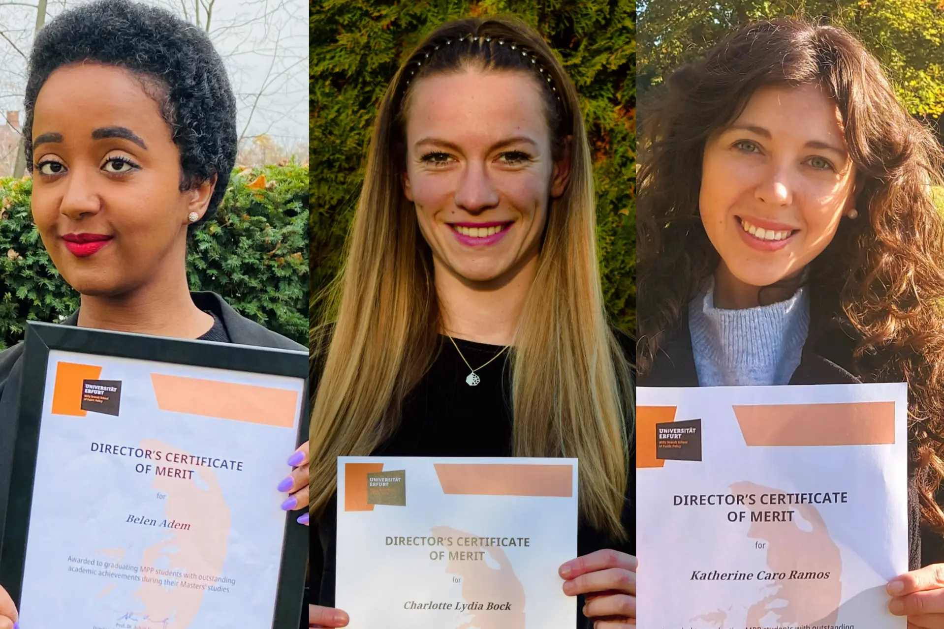 Belen Adem, Charlotte Bock & Katherine Caro Ramos