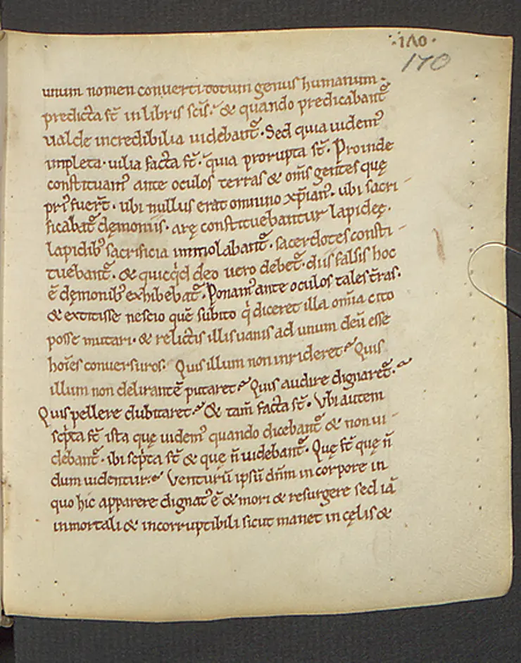 Mittelalterliche Handschrift F. 170r