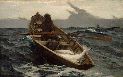 Painting "The Fog Warning" by Winslow Homer